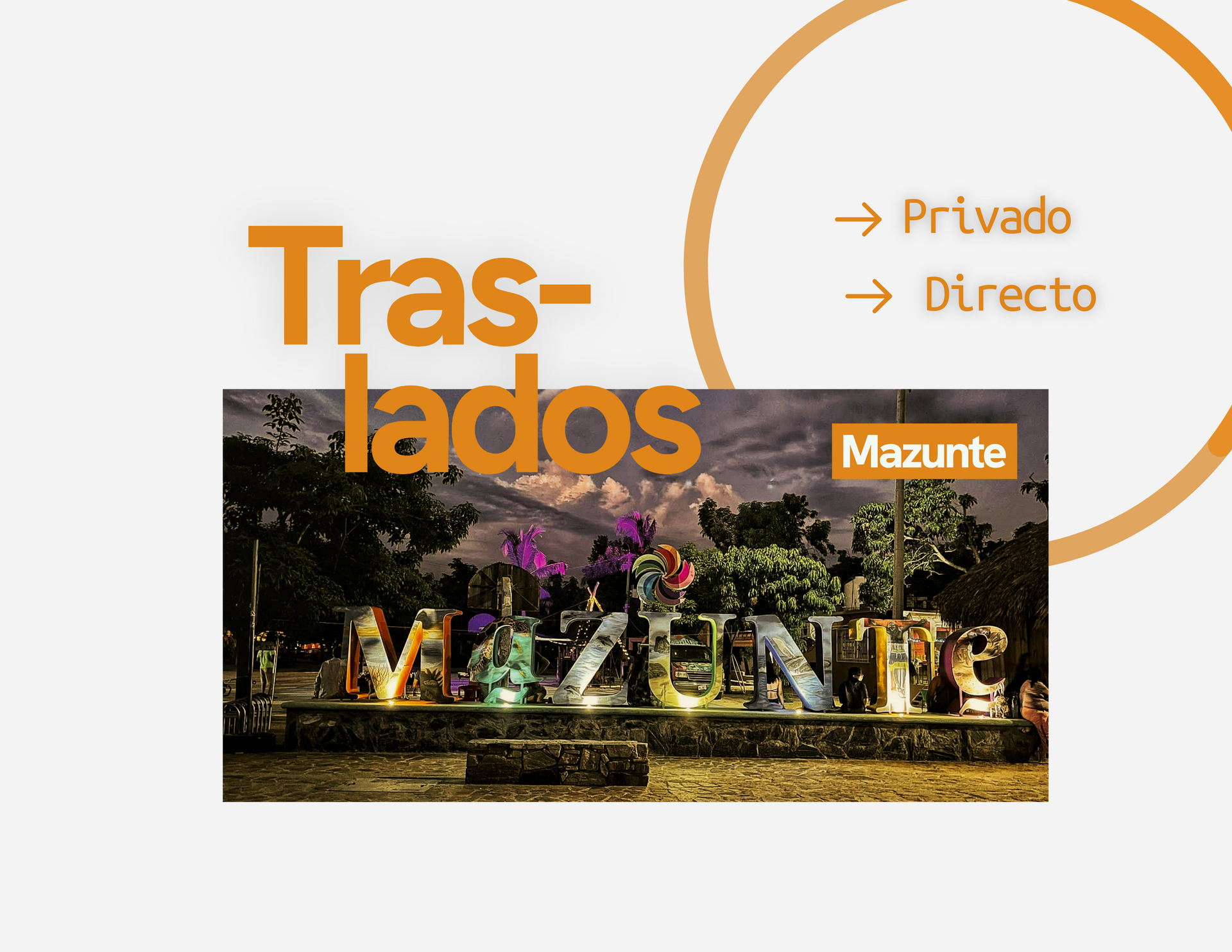 Servicio de transporte DIRECTO a Mazunte desde Puerto Escondido