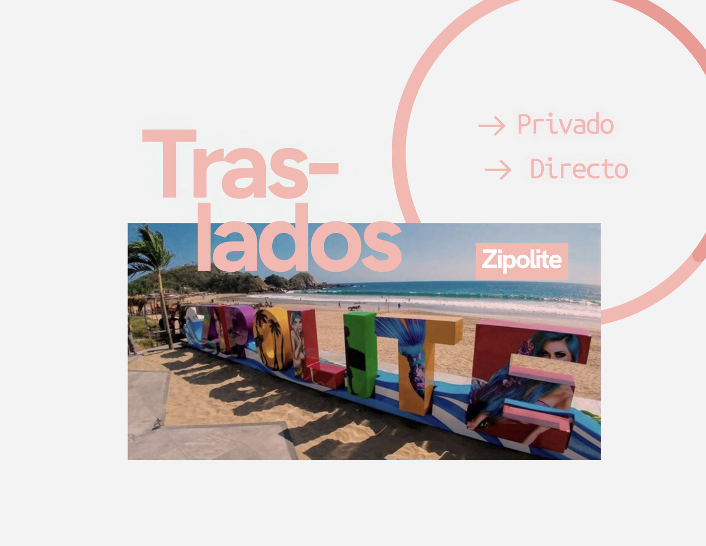 Servicio de transporte DIRECTO a Zipolite desde Puerto Escondido